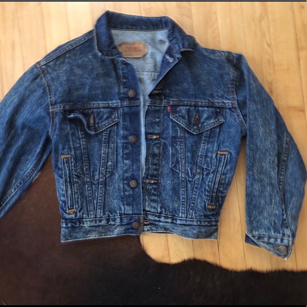vintage levi’s denim jacket